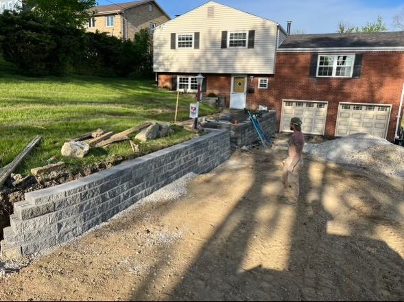 Retaining Wall Installation